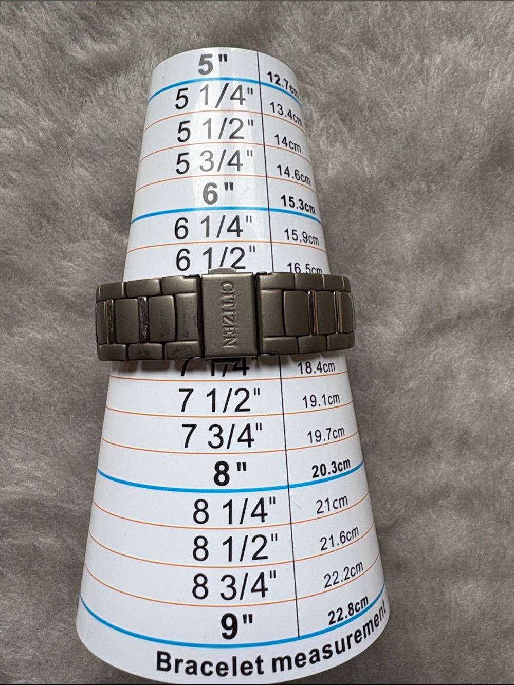 Citizen Eco Drive Titanium Men's Watch with Blue Dial and Silver Bracelet - Picture 9 of 9